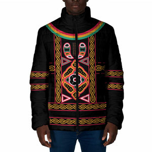 Cameroon Bamenda Padded Jacket Toghu Traditional Pattern