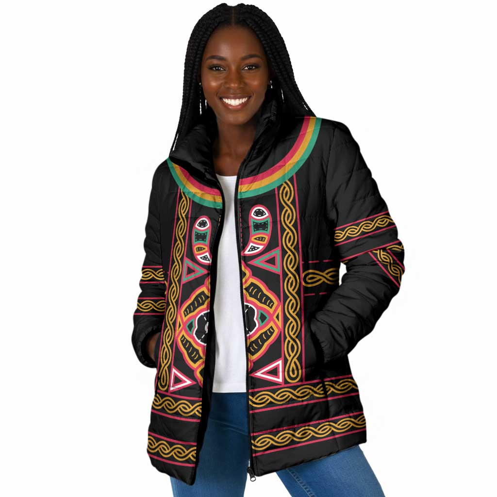 Cameroon Bamenda Padded Jacket Toghu Traditional Pattern