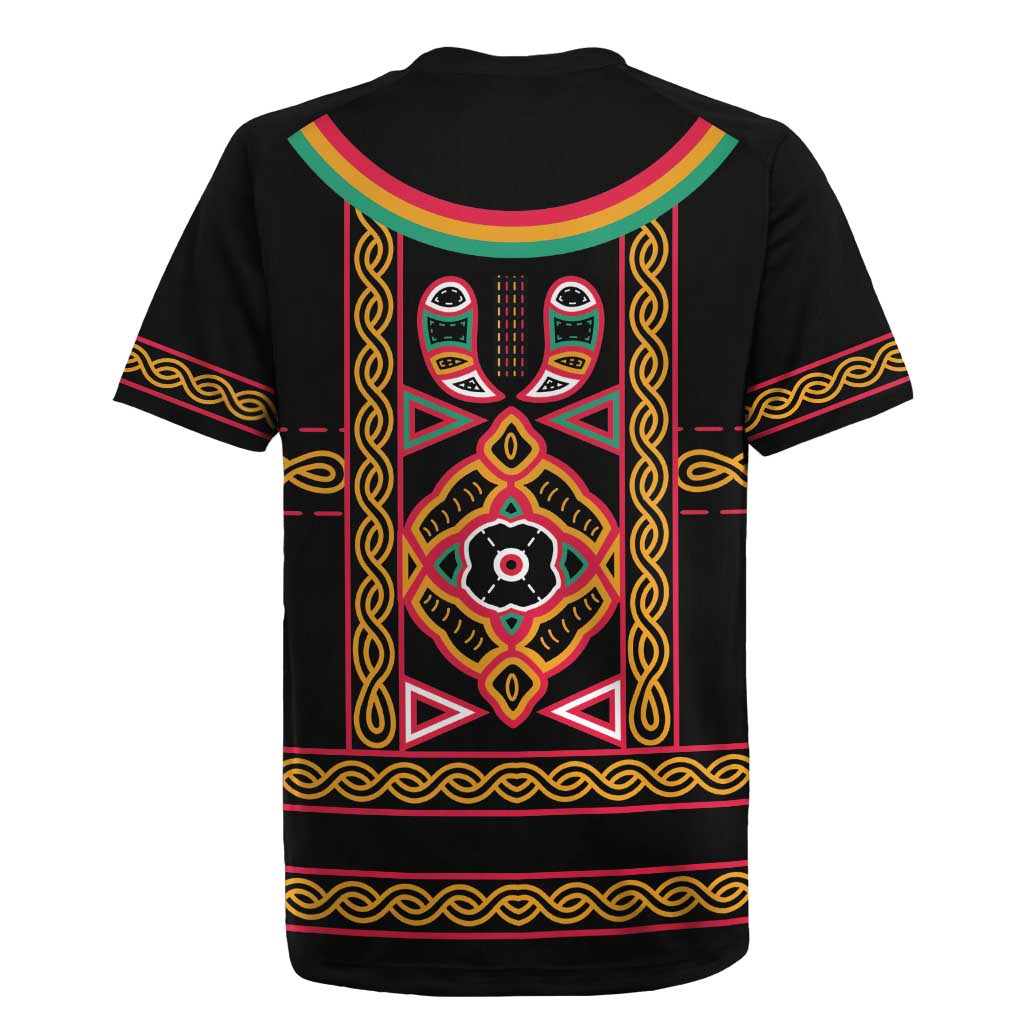 Cameroon Bamenda Rugby Jersey Toghu Traditional Pattern