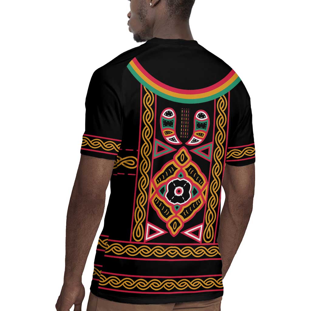Cameroon Bamenda Rugby Jersey Toghu Traditional Pattern