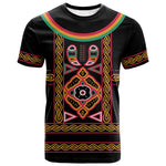 Cameroon Bamenda T shirt Toghu Traditional Pattern