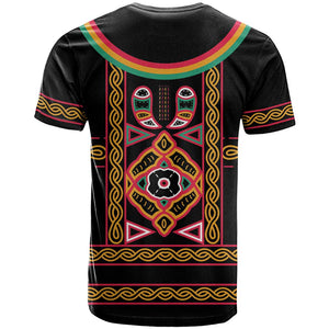 Cameroon Bamenda T shirt Toghu Traditional Pattern