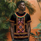 Cameroon Bamenda T shirt Toghu Traditional Pattern