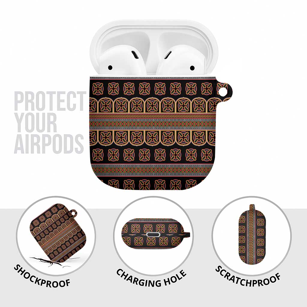 Bamenda Toghu AirPods Case Cameroon Traditional Pattern