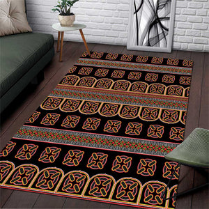 Bamenda Toghu Area Rug Cameroon Traditional Pattern
