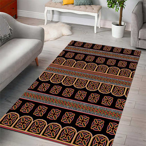 Bamenda Toghu Area Rug Cameroon Traditional Pattern