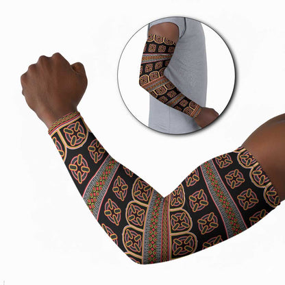 Bamenda Toghu Arm Sleeves Cameroon Traditional Pattern