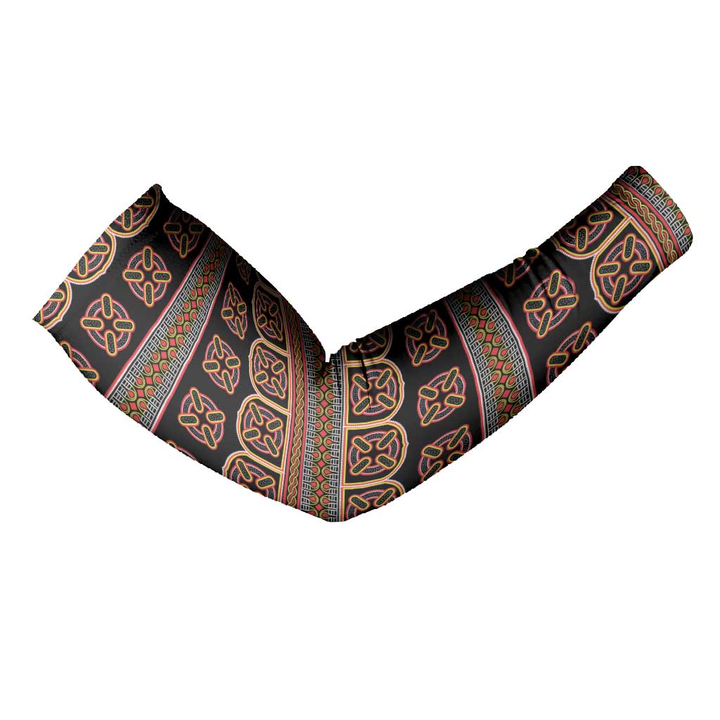 Bamenda Toghu Arm Sleeves Cameroon Traditional Pattern