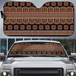 Bamenda Toghu Auto Sun Shade Cameroon Traditional Pattern