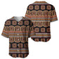 Bamenda Toghu Baseball Jersey Cameroon Traditional Pattern