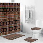 Bamenda Toghu Bathroom Set Cameroon Traditional Pattern