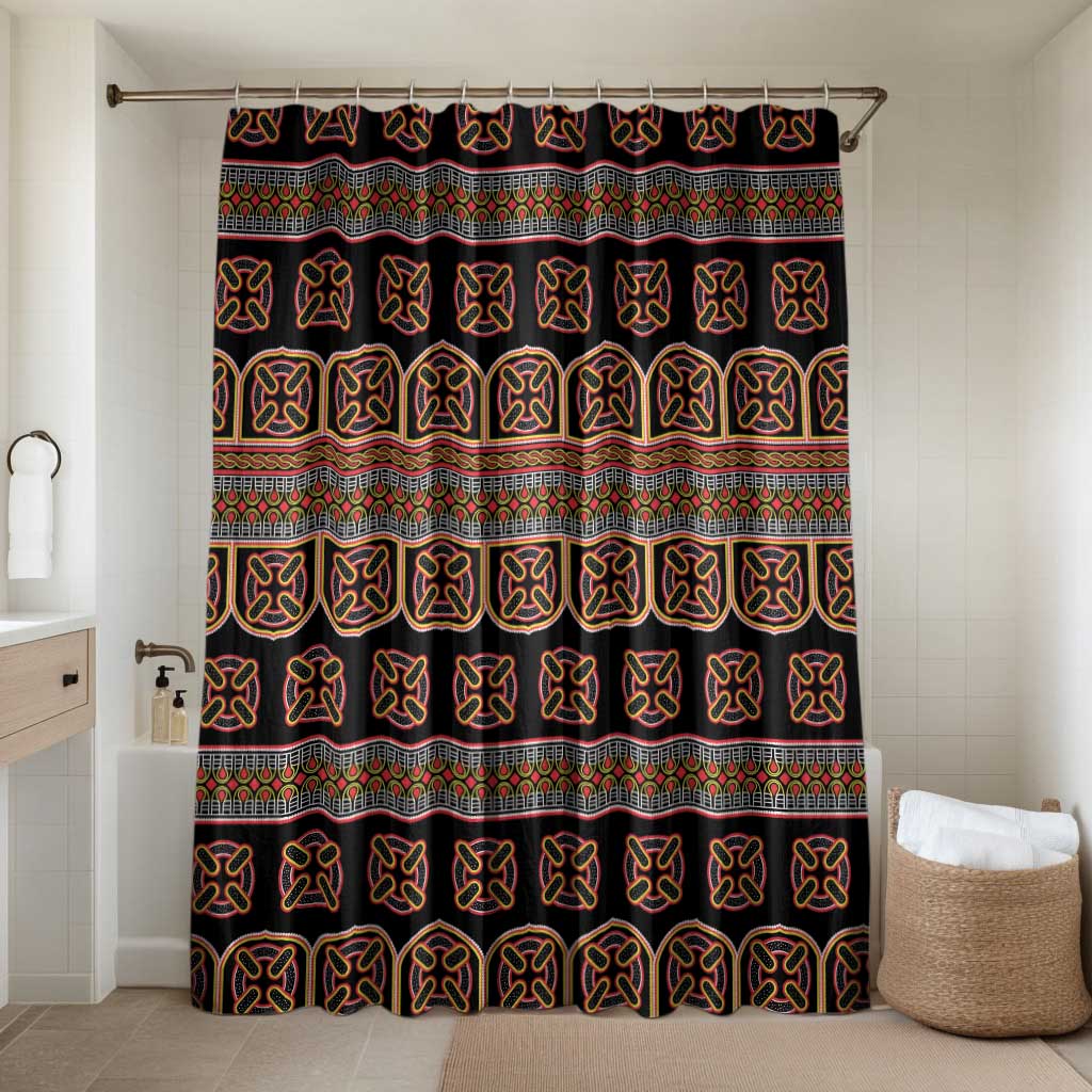 Bamenda Toghu Bathroom Set Cameroon Traditional Pattern