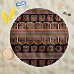 Bamenda Toghu Beach Blanket Cameroon Traditional Pattern