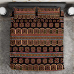 Bamenda Toghu Bedding Set Cameroon Traditional Pattern