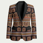 Bamenda Toghu Blazer Cameroon Traditional Pattern