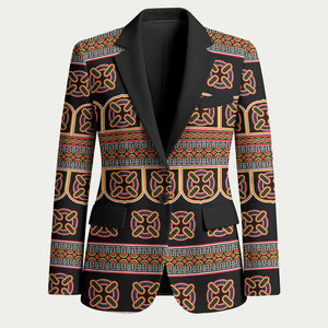 Bamenda Toghu Blazer Cameroon Traditional Pattern