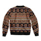 Bamenda Toghu Bomber Jacket Cameroon Traditional Pattern
