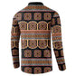 Bamenda Toghu Button Sweatshirt Cameroon Traditional Pattern