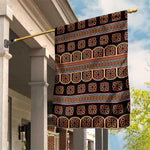 Bamenda Toghu Garden Flag Cameroon Traditional Pattern