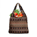 Bamenda Toghu Grocery Bag Cameroon Traditional Pattern