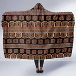 Bamenda Toghu Hooded Blanket Cameroon Traditional Pattern
