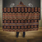 Bamenda Toghu Hooded Blanket Cameroon Traditional Pattern