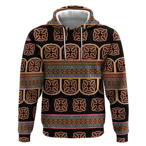 Bamenda Toghu Hoodie Cameroon Traditional Pattern