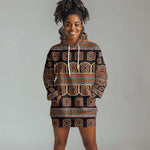 Bamenda Toghu Hoodie Dress Cameroon Traditional Pattern