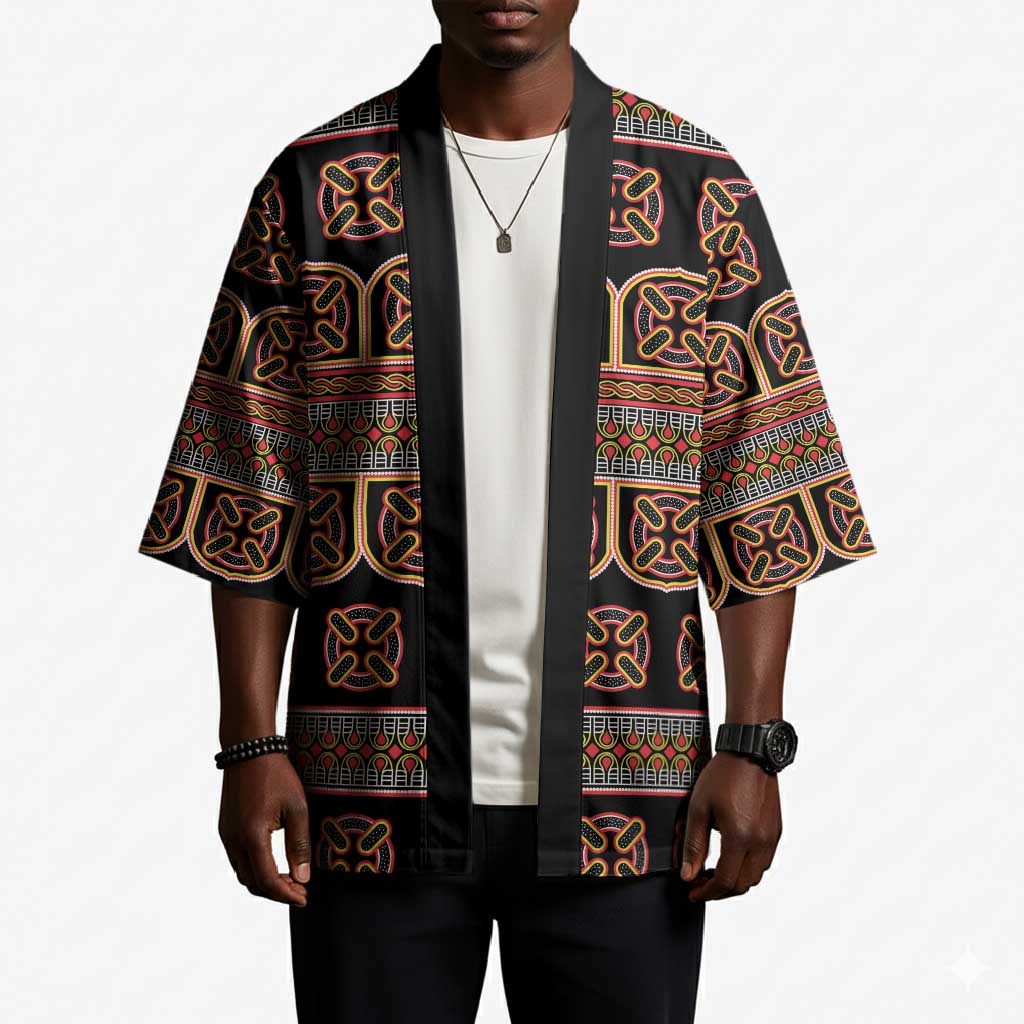 Bamenda Toghu Kimono Cameroon Traditional Pattern