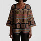 Bamenda Toghu Kimono Sleeve Blouse Cameroon Traditional Pattern