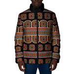 Bamenda Toghu Padded Jacket Cameroon Traditional Pattern