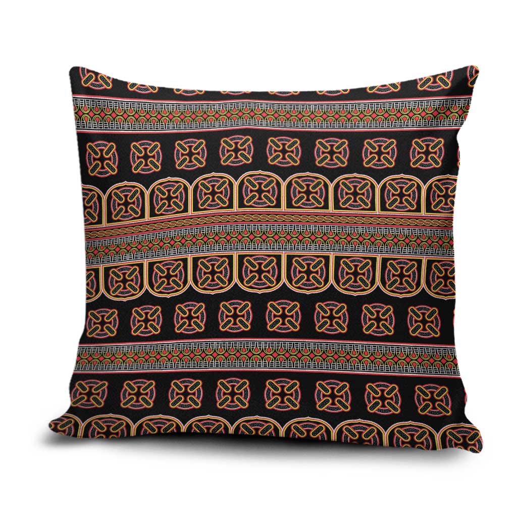 Bamenda Toghu Pillow Cover Cameroon Traditional Pattern