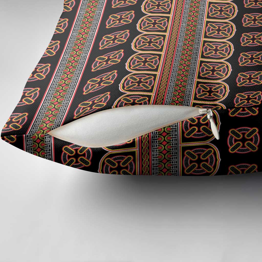 Bamenda Toghu Pillow Cover Cameroon Traditional Pattern