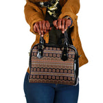 Bamenda Toghu Shoulder Handbag Cameroon Traditional Pattern