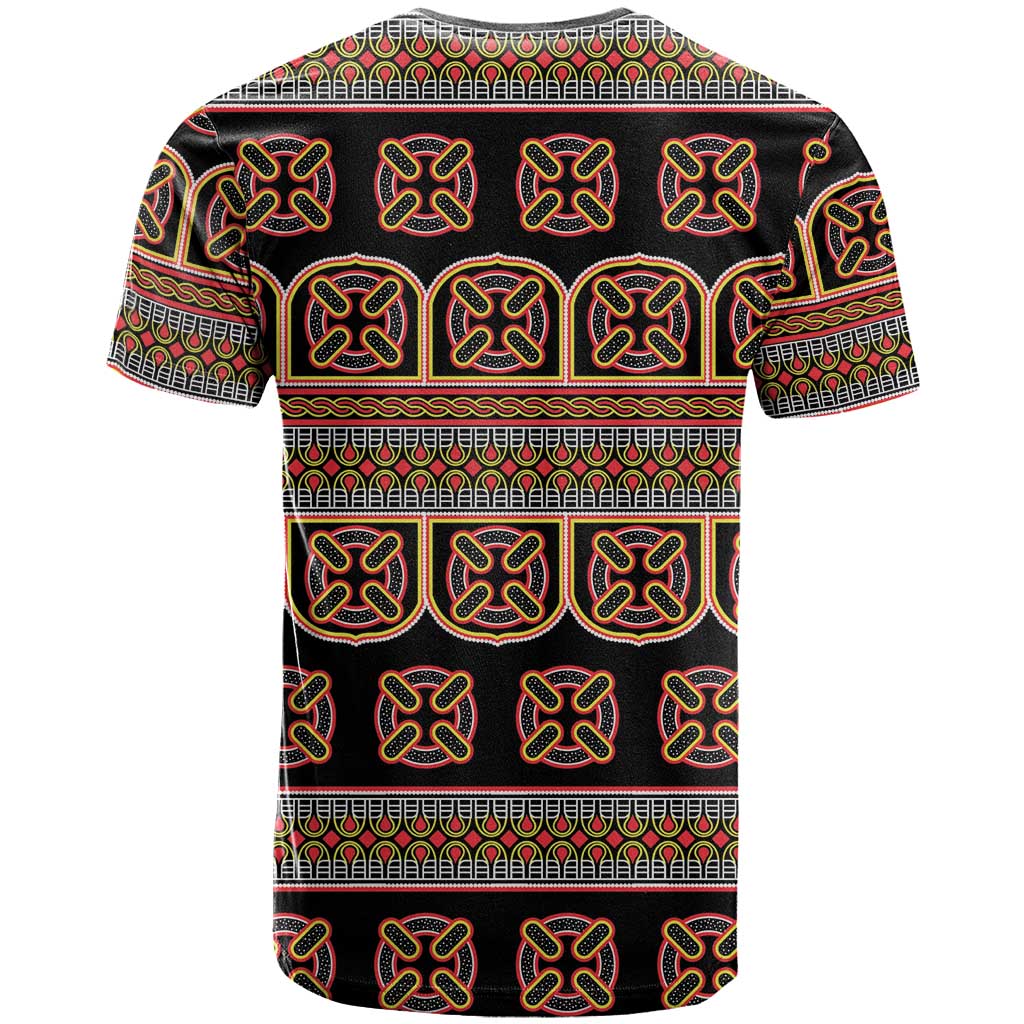Bamenda Toghu T shirt Cameroon Traditional Pattern