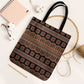 Bamenda Toghu Tote Bag Cameroon Traditional Pattern