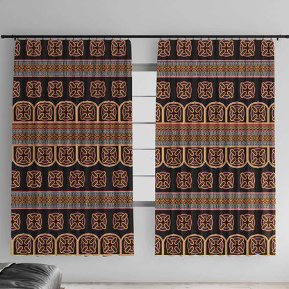 Bamenda Toghu Window Curtain Cameroon Traditional Pattern