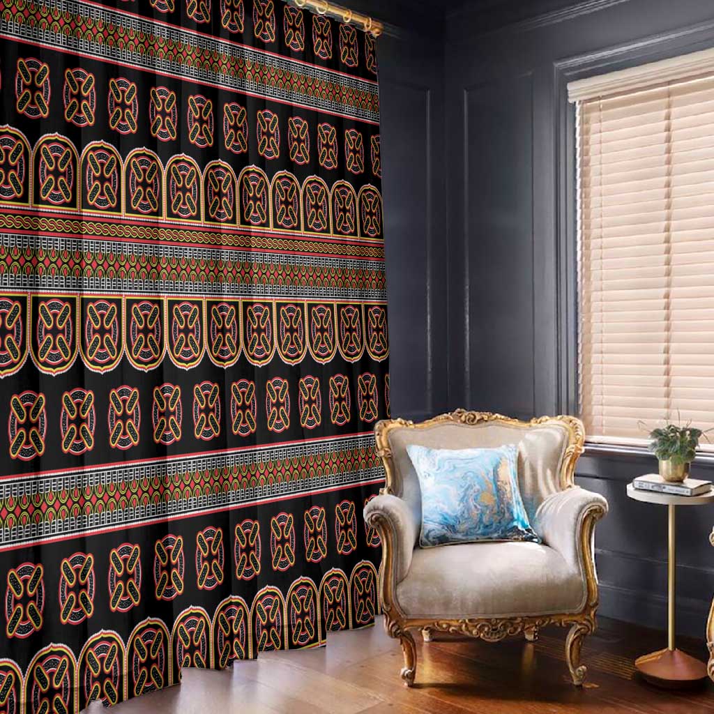 Bamenda Toghu Window Curtain Cameroon Traditional Pattern