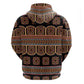 Bamenda Toghu Zip Hoodie Cameroon Traditional Pattern