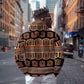 Bamenda Toghu Zip Hoodie Cameroon Traditional Pattern
