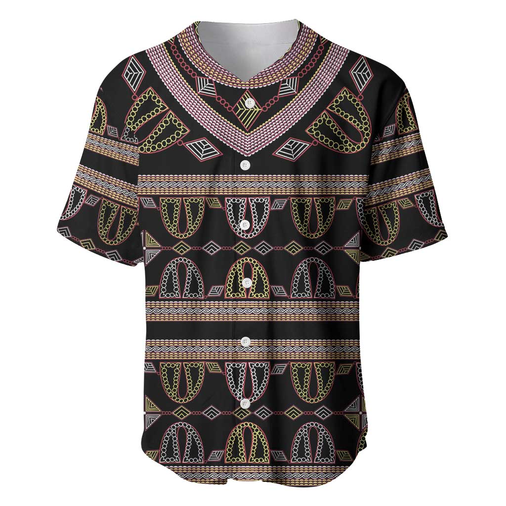 Cameroon Baseball Jersey Toghu Pattern Heritage