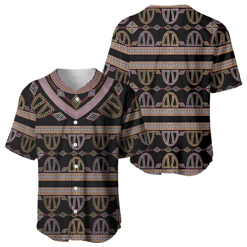 Cameroon Baseball Jersey Toghu Pattern Heritage