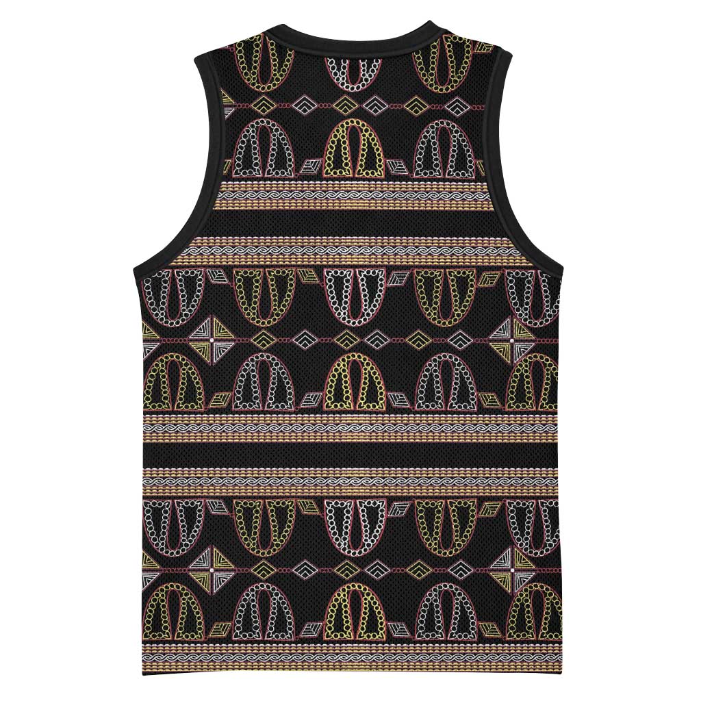 Cameroon Basketball Jersey Toghu Pattern Heritage