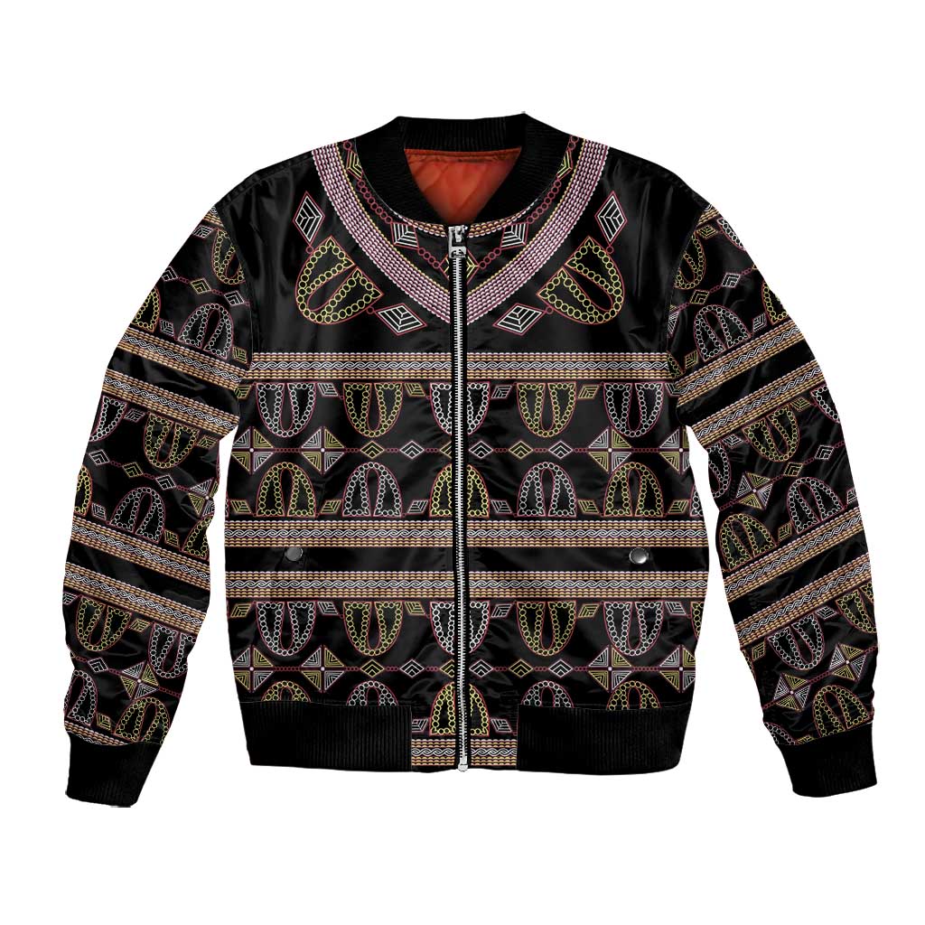 Cameroon Bomber Jacket Toghu Pattern Heritage
