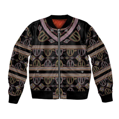 Cameroon Bomber Jacket Toghu Pattern Heritage