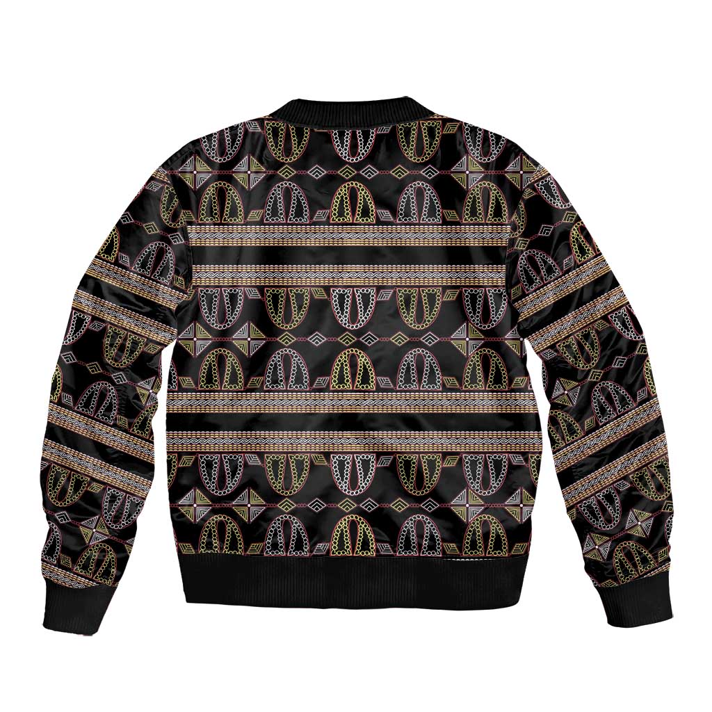 Cameroon Bomber Jacket Toghu Pattern Heritage
