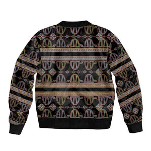 Cameroon Bomber Jacket Toghu Pattern Heritage