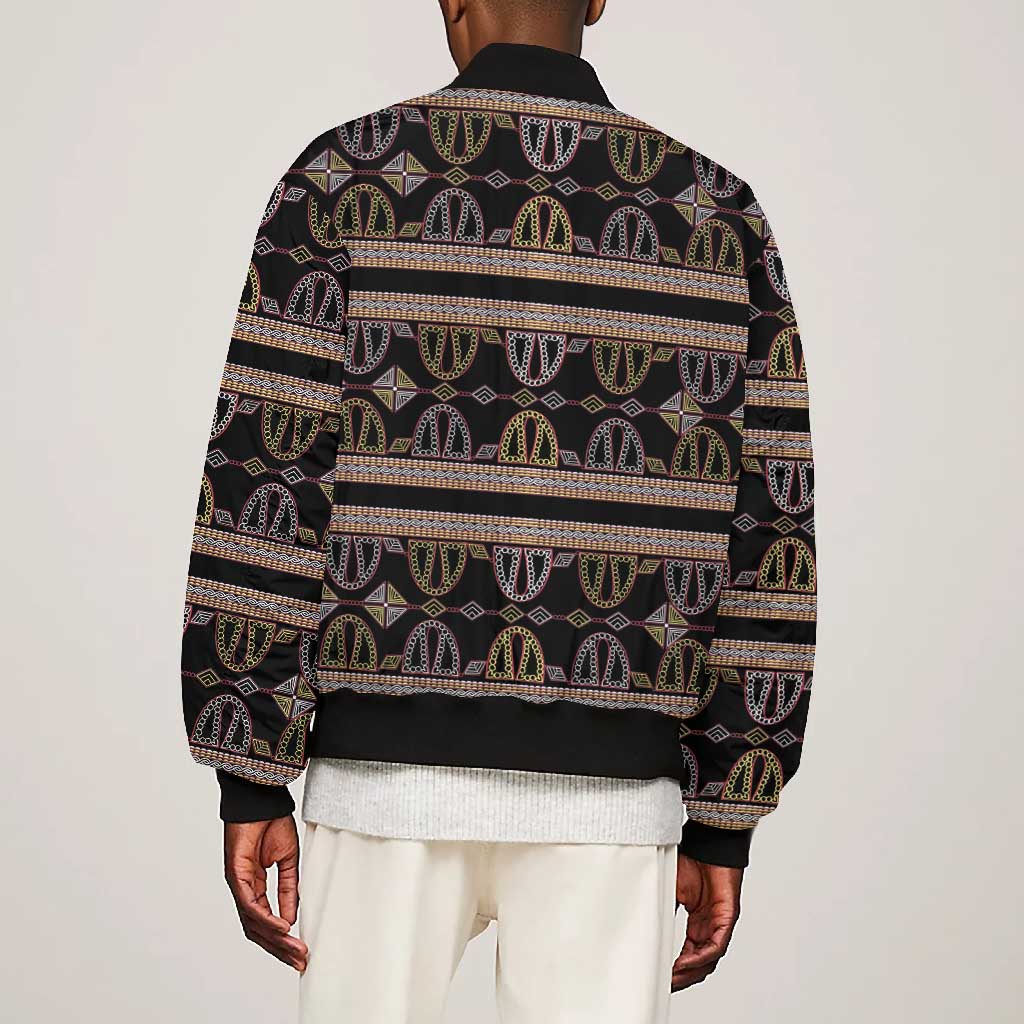Cameroon Bomber Jacket Toghu Pattern Heritage