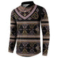 Cameroon Button Sweatshirt Toghu Pattern Heritage