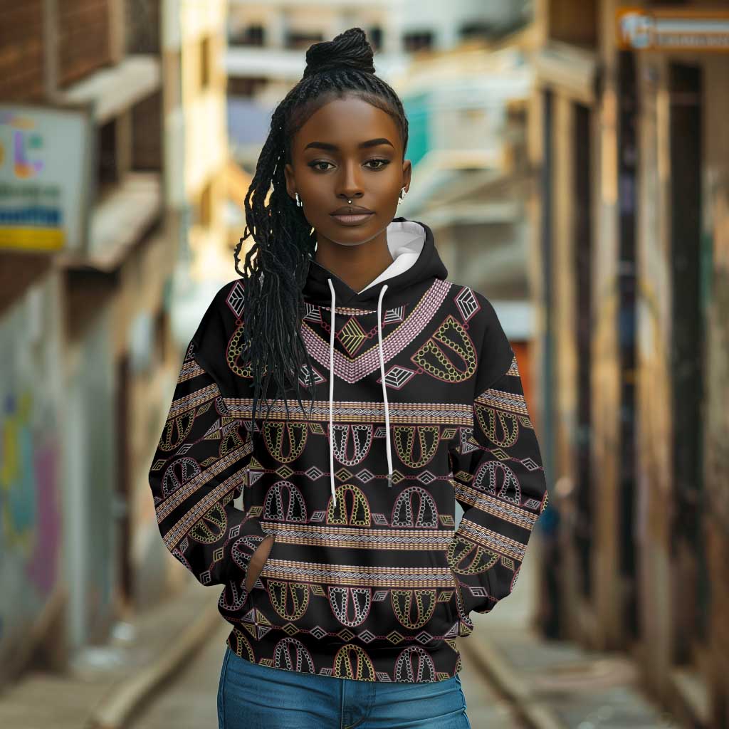 Cameroon Hoodie Toghu Pattern Heritage